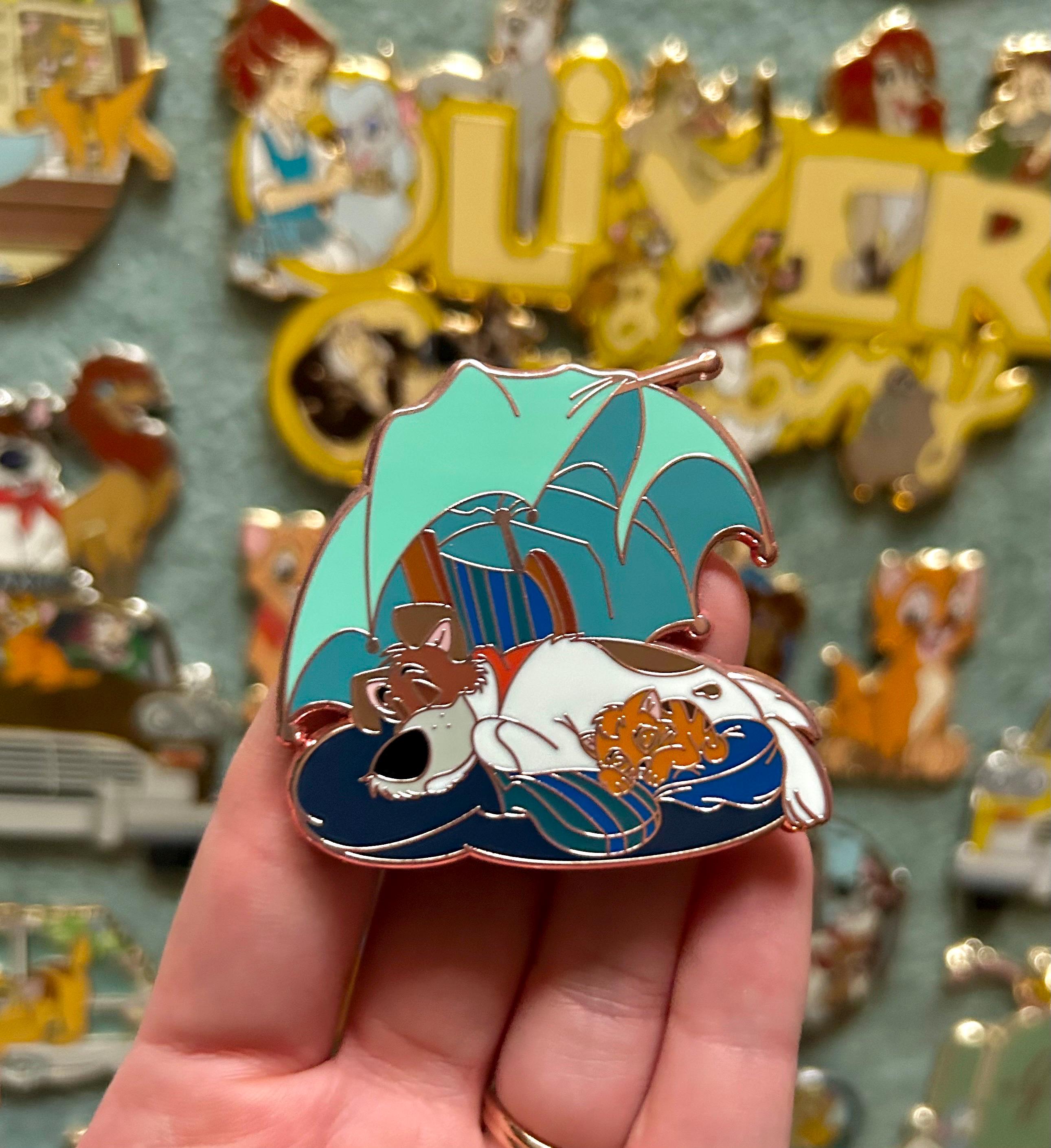 Oliver and Company Enamel Pin - Etsy