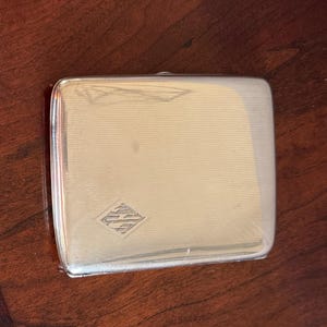 Vintage  Silver Plated Cigarette Case