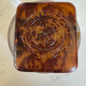 Antique Art Deco Faux Tortise Shell Cigarette case