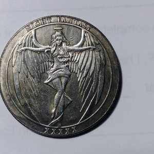 Angel Or Demon Within V2 Novelty Lucky Heads/Tails Challenge Coin USA Hobo Nickel