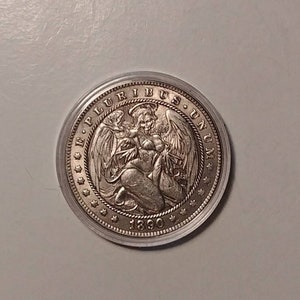 The Guardian Angel V2 Novelty Lucky Heads/Tails Challenge Coin USA Hobo Nickel