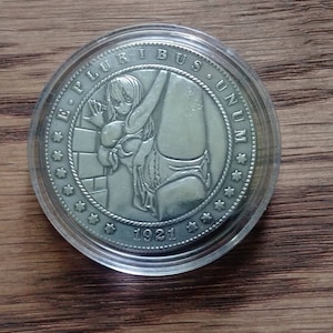 Stretching It All Out V2 Novelty Lucky Heads/Tails Challenge Coin USA Seller 38mm