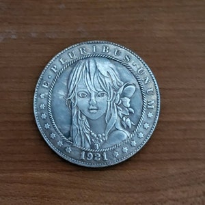 Aloha Beauty Girl V2 Novelty Lucky Heads/Tails Challenge Coin USA Seller 38mm