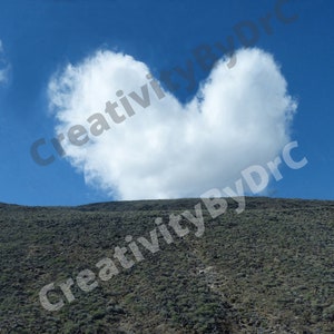 Onze liefde heeft geen grenzen, hart cloud, digitale kaart, gewoon omdat, 7 "x5", instant download
