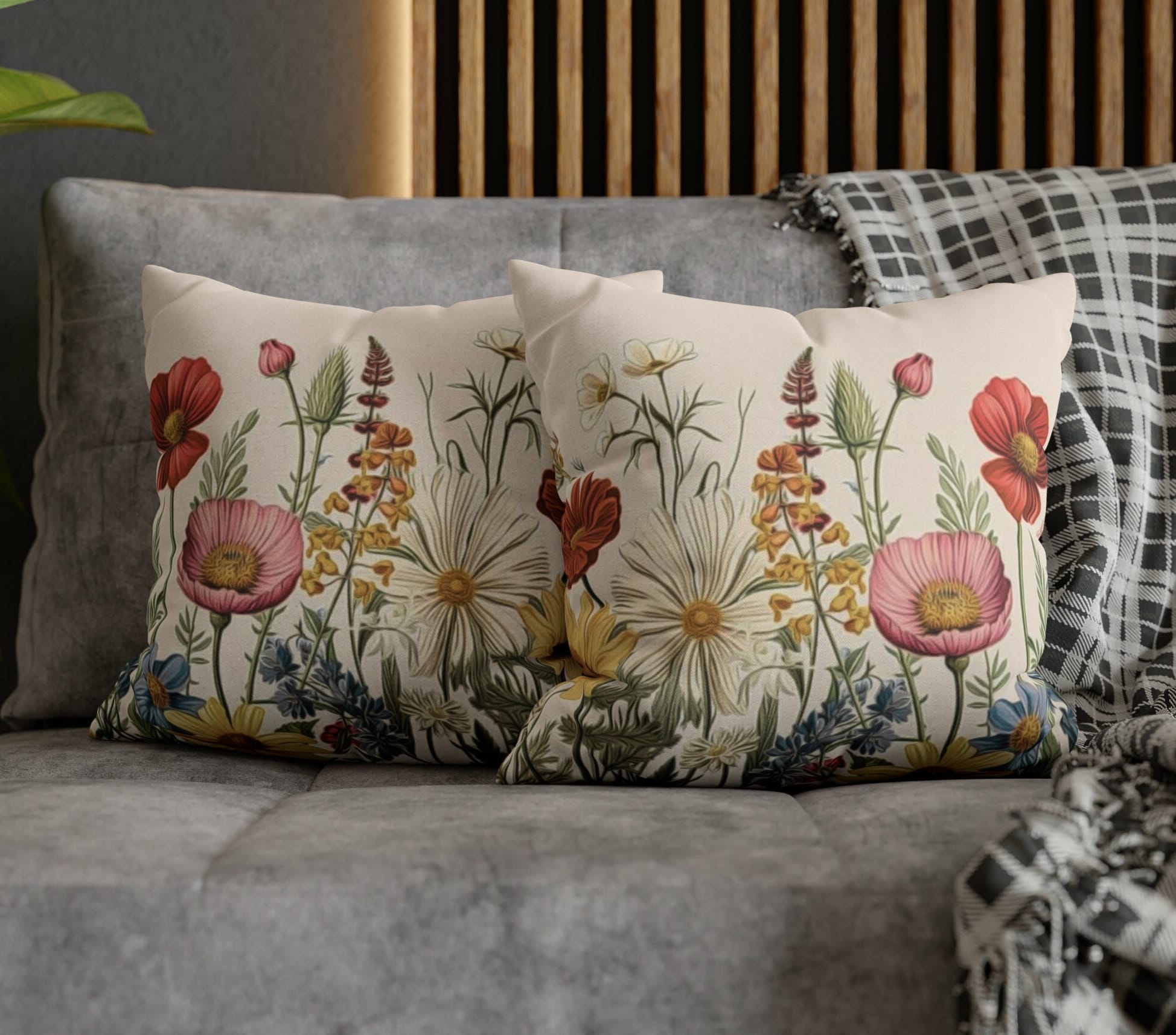 Floral Pillow Covers 18 X 18 