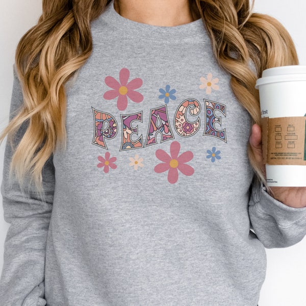 Colorful Hippie Women's Sweatshirt