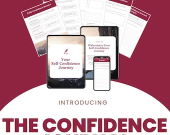 20-Page Self Confidence Journal | Printable Self-Esteem & Personal Growth Workbook | Build Inner Strength and Self-Worth