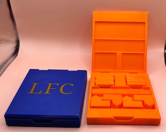 Custom  Magnetic Catan Game Piece Holder, Slim Travel Storage Case, 3D Printed Board Game Organizer, Player Token Accessory Travel Box