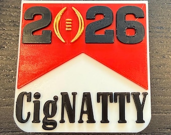 CigNATTY Football Indiana Coach Curt Cignetti Logo Magnet Lot of 2 - 2026 Championship