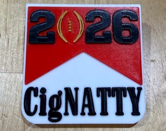 CigNATTY Lapel Pin Set, Indiana Football, 2026 Championship Coach Curt Cignetti Logo