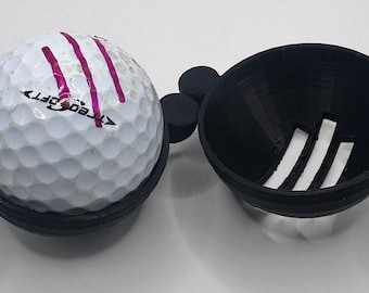 Golf Ball Alignment Stencil Line Tool 3D Printed - Lot of 2