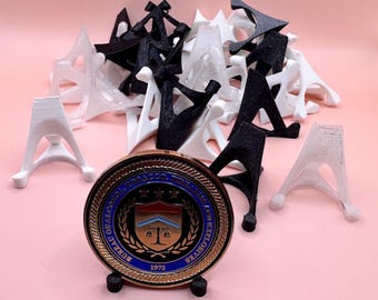 Challenge Coin Display Medallion Holder Custom Colors - Lot of 25