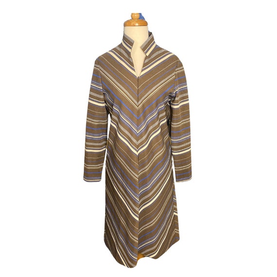 1970's Vintage David Crystal Casual Chevron Zip-U… - image 4