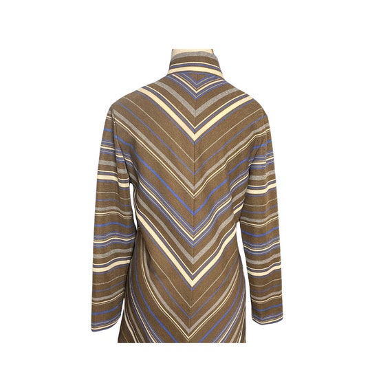 1970's Vintage David Crystal Casual Chevron Zip-U… - image 2