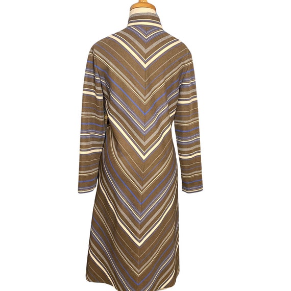 1970's Vintage David Crystal Casual Chevron Zip-U… - image 3