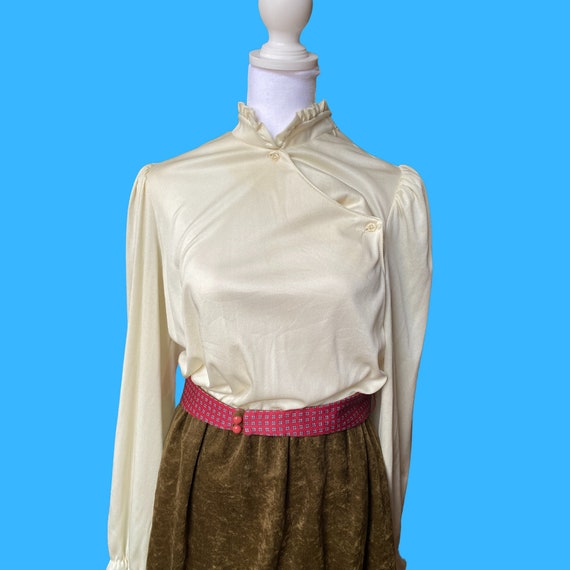 1980s Vintage Sunshine Alley Secretary Dress - Pe… - image 2