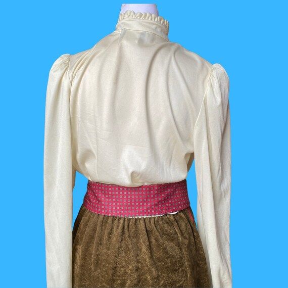 1980s Vintage Sunshine Alley Secretary Dress - Pe… - image 4