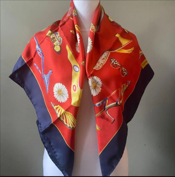 Vintage designer scarf missel Gem