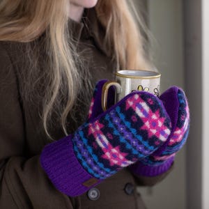 Custom Orders available! Wool Upcycled Sweater Mittens Made Just for You