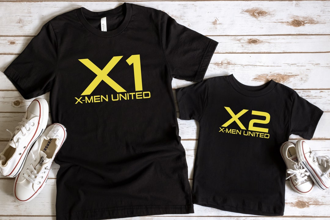 Toddler Xmen Father's Day Shirt Coordinating Father's Day Tee Xmen