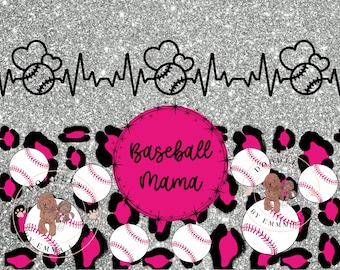 Baseball Tumbler PNG