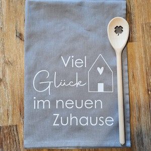 Dishcloth with wooden spoon/ housewarming gift/ housewarming gift/ kitchen towel with wooden spoon image 7
