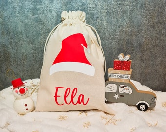Weihnachtsbeutel/Geschenkeverpackung für Kinder/Nikolausbeutel/ Geschenkesäckchen personalisiert mit Namen/Nikolausgeschenk