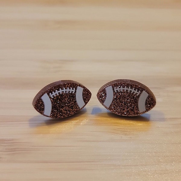 Football Stud Earrings-Football season-Football earrings-Football Mom-Football gifts-Sport Earrings-Football fan-Earrings for her