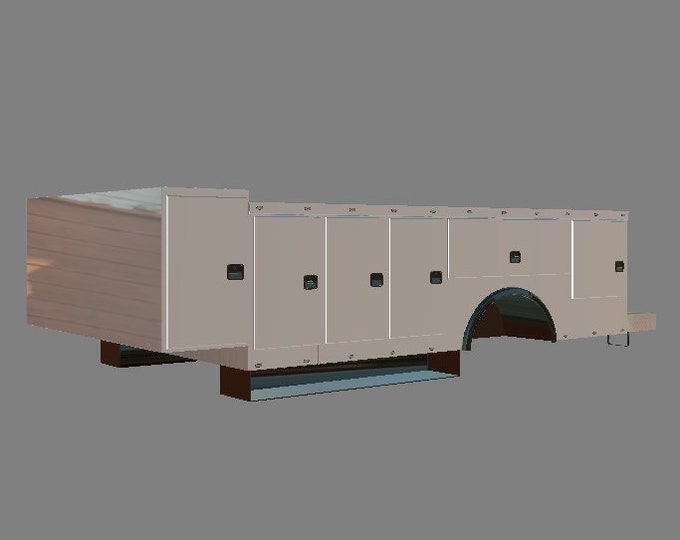 Long & Big service bed (for bigger trucks)