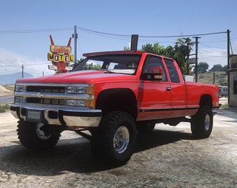 1997 Chevy Silverado Long Bed lifted