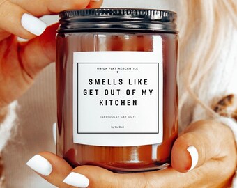 Baking Lover Gift, Funny Candle, Gift For Mom, Baker Gift, Cook Gift, Gift For Chef, Kitchen Candle, House Warming Gift, Christmas Gift