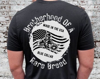 Welder Shirt, Welder Gifts, Blue Collar Shirt, Welding Shirt, Patriotic American Flag Shirt, Welder T-Shirt, Welding T-Shirt, Weld Shirt