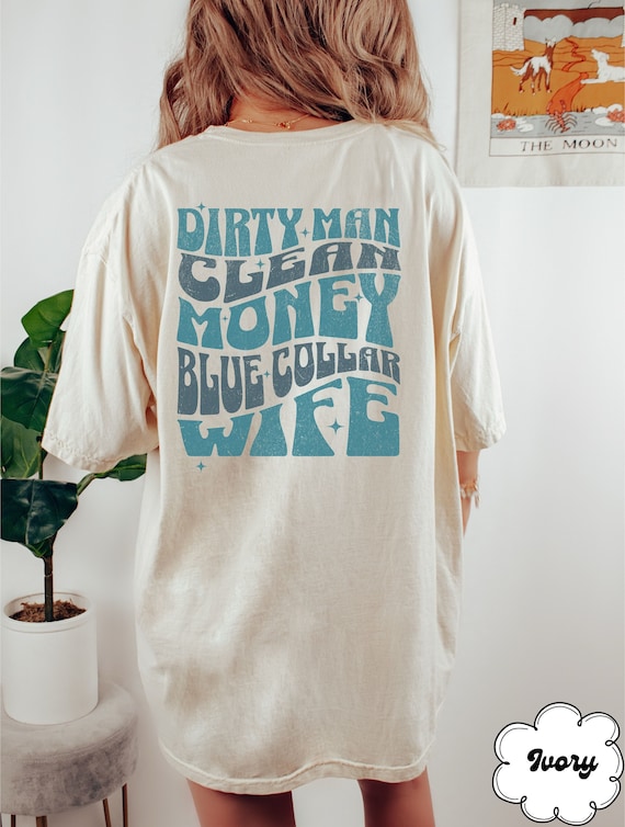 Blue Collar Wife Shirt, Blue Collar Wive's Club, Gift For Wife, Line Wife Shirt, Spoiled Wife Shirt, Blue Collar Shirt, Blue Collar Gift
