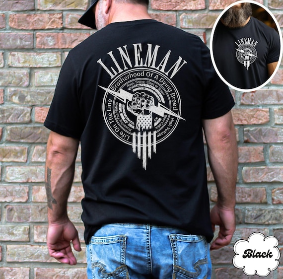 Lineman Shirt, Gift For Lineman, High Voltage, Journeyman Apprentice Lineman Shirt Lineman Pride Shirt, Lineman Hero, Blue Collar Shirt Gift
