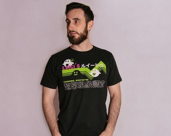 Luigi's T-shirt voor paranormaal onderzoek | Premium Nintendo-merchandise voor Luigi's Mansion-fans | Retro gamekleding | Ghost Hunter-T-shirt