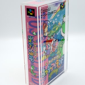 Premium 4mm Acrylic Protective Case for Nintendo Super Famicom JAP Game Boxes | Ultimate Retro Gaming Display & Storage Solution | Best Case