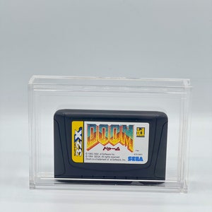 Premium 4mm Acrylic Protective Case for Sega 32X Game Cartridges | Ultimate Retro Gaming Display & Storage Solution | World’s Best Case!