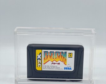 Premium acryl beschermhoes van 4 mm voor Sega 32X gamecartridges | Ultieme oplossing voor retro-gamingdisplay en -opslag | 'S Werelds beste case!