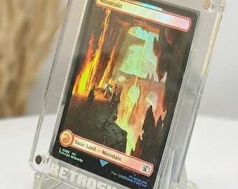 RetroShell Premium Trading Card Protector with Stand for Pokemon/Yu-Gi-Oh/Magic The Gathering and More