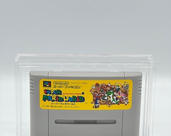 Premium acryl beschermhoes van 4 mm voor Nintendo Super Famicom-gamecartridges | Retro gaming-display en opbergoplossing voor verzamelaars