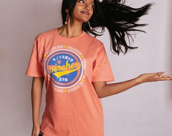 Peach's Baseball Team T-Shirt