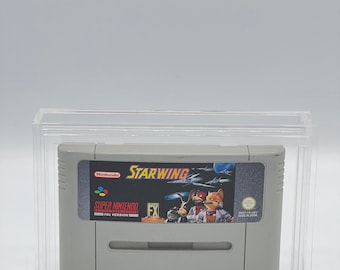 Premium acryl beschermhoes van 4 mm voor Super Nintendo SNES-gamecartridges | Retro gaming-display en opbergoplossing voor verzamelaars