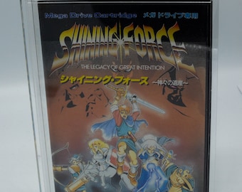 Premium acryl beschermhoes van 4 mm voor Sega Megadrive-gameboxen | Ultieme oplossing voor retro-gamingdisplay en -opslag | 'S Werelds beste case!