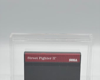 Premium acryl beschermhoes van 4 mm voor Sega Master System-cartridges | Ultieme oplossing voor retro-gamingdisplay en -opslag | 'S Werelds beste case