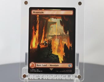 RetroShell Premium Trading Card Protector with Stand