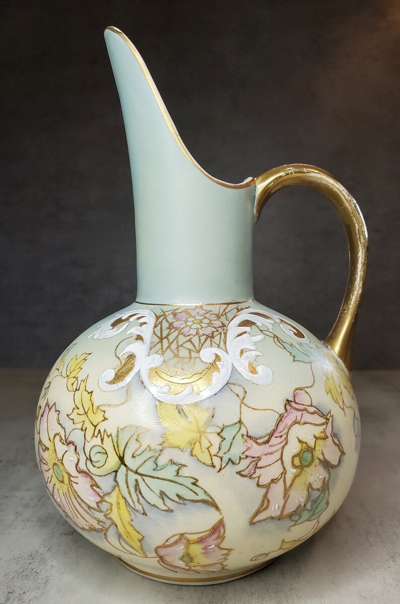 Royal Chelsea Bone China Pitcher - Real Gold - Vintage - Etsy