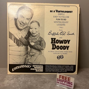 Howdy Doody Be a Ventriloquist Record Album LP - Vintage