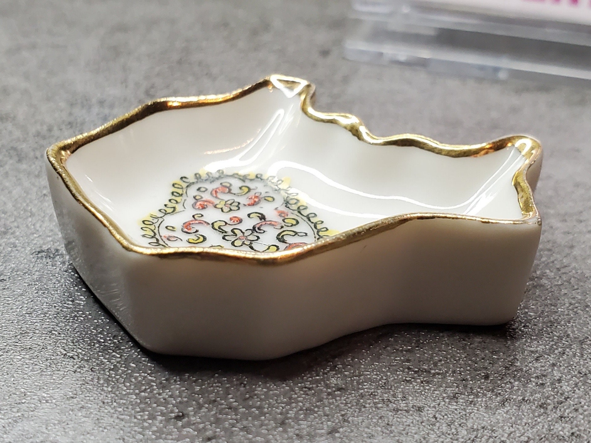 ヴィンテージ トリンケットトレイ 灰皿 - ペイズリーデザイン - Etsy 日本