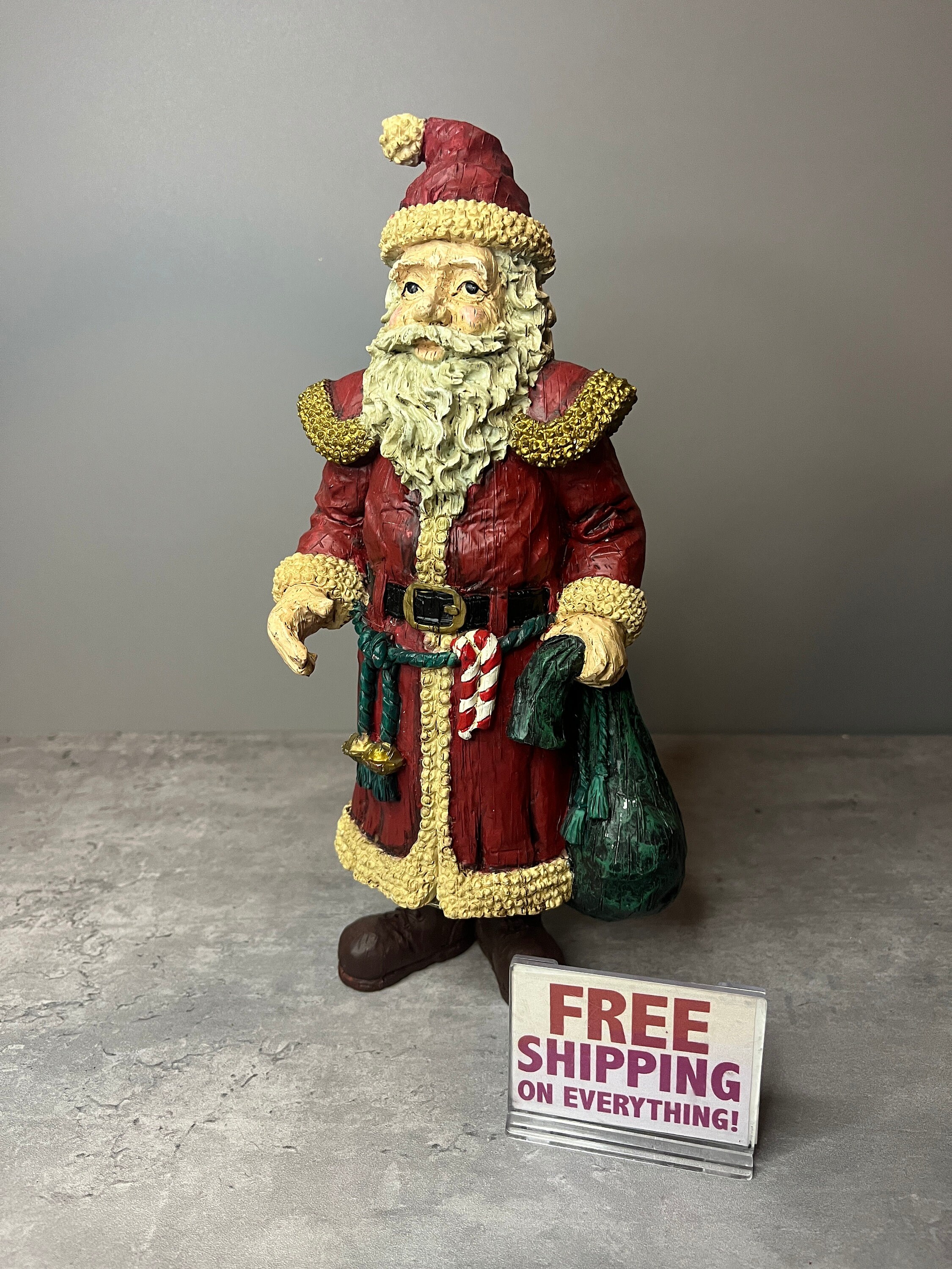 1998 Santa Claus Figurine - Christmas Around the World - Vintage