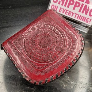 Vintage Leather Mexican Coin Purse